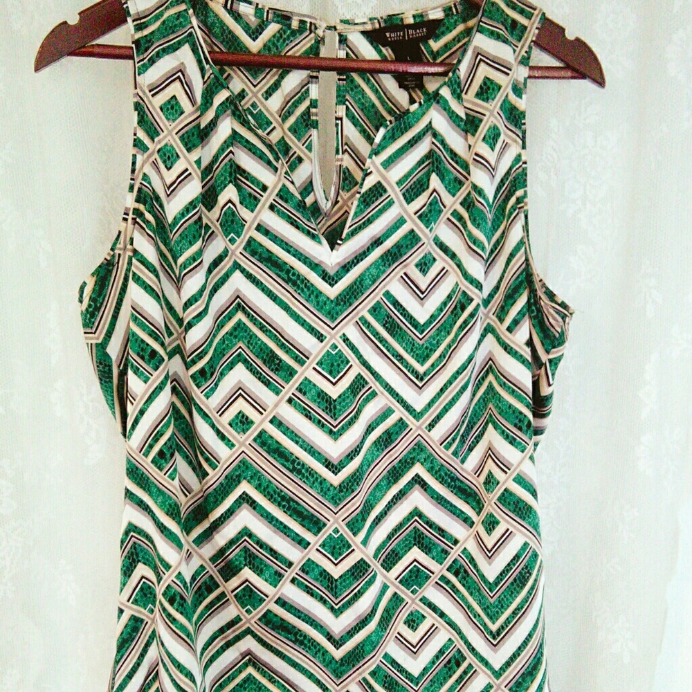 White House Black Market sleeveless blouse